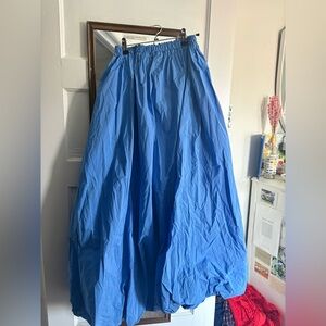 Anthropologie balloon maxi skirt